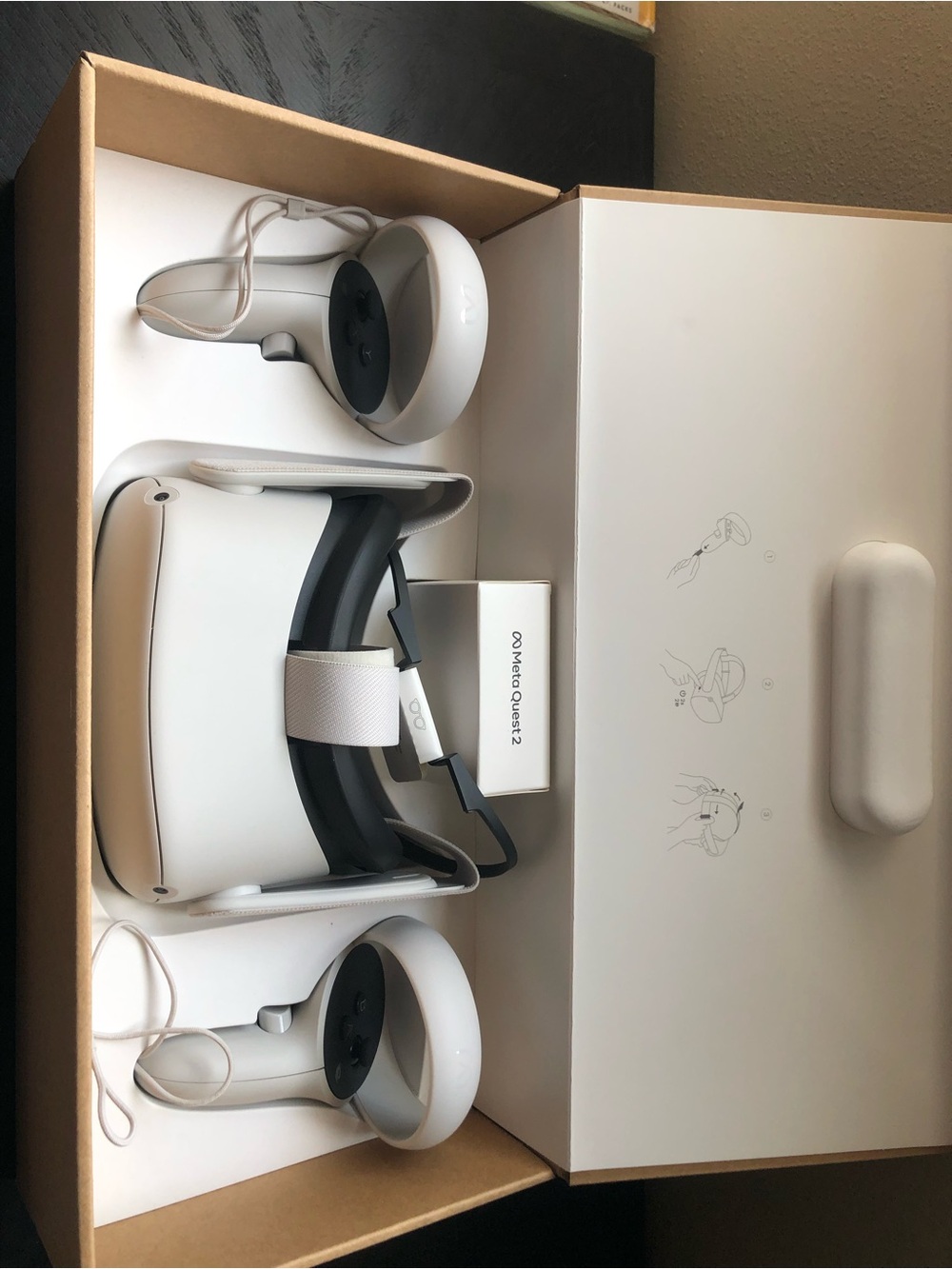 Meta Quest 2 Standalone VR Headset in White with Controllers